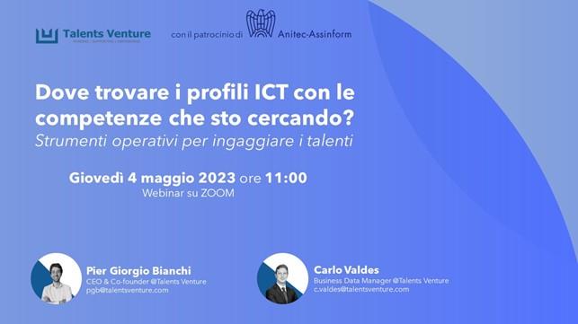 Dove trovare i profili ICT con le competenze che sto cercando?