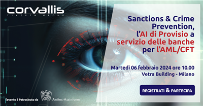 Sanctions & Crime Prevention, l’AI di Provisio a servizio delle banche per l’AML/CFT