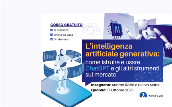 L'intelligenza artificiale generativa: come istruire e usare ChatGPT e gli altri strumenti sul mercato