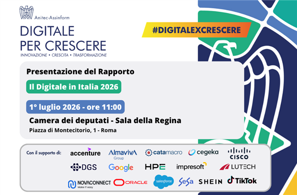 Digitale per Crescere - Presentazione del Rapporto “Il Digitale in Italia 2026”