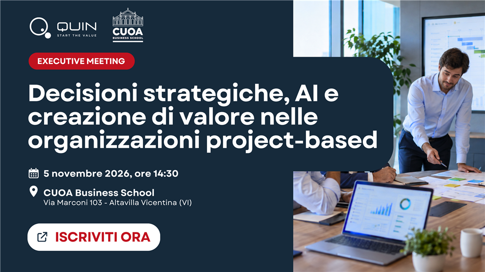 Decisioni strategiche, AI e creazione di valore nelle organizzazioni project-based