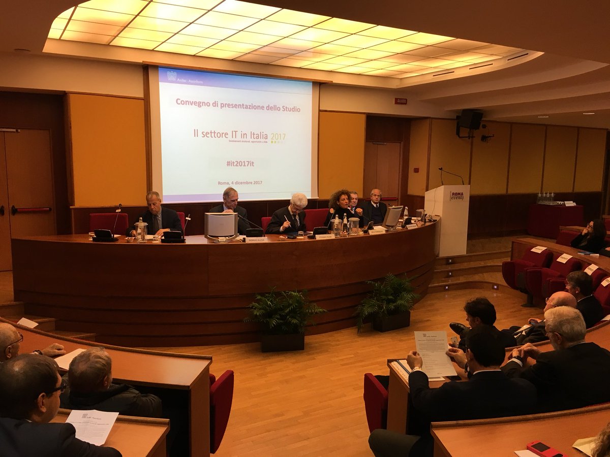 Convegno di presentazione dello Studio “Il Settore IT in Italia” Cambiamenti strutturali, opportunità e sfide