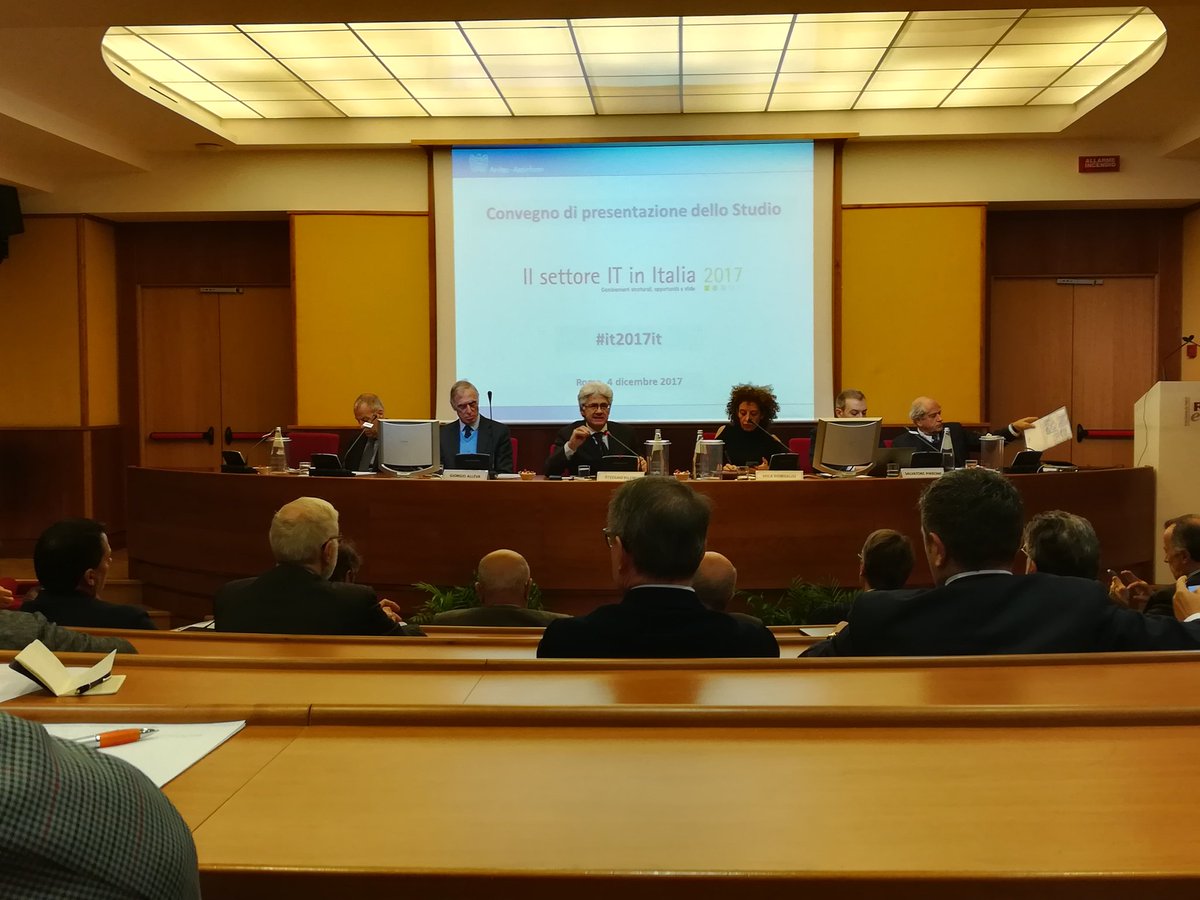 Convegno di presentazione dello Studio “Il Settore IT in Italia” Cambiamenti strutturali, opportunità e sfide